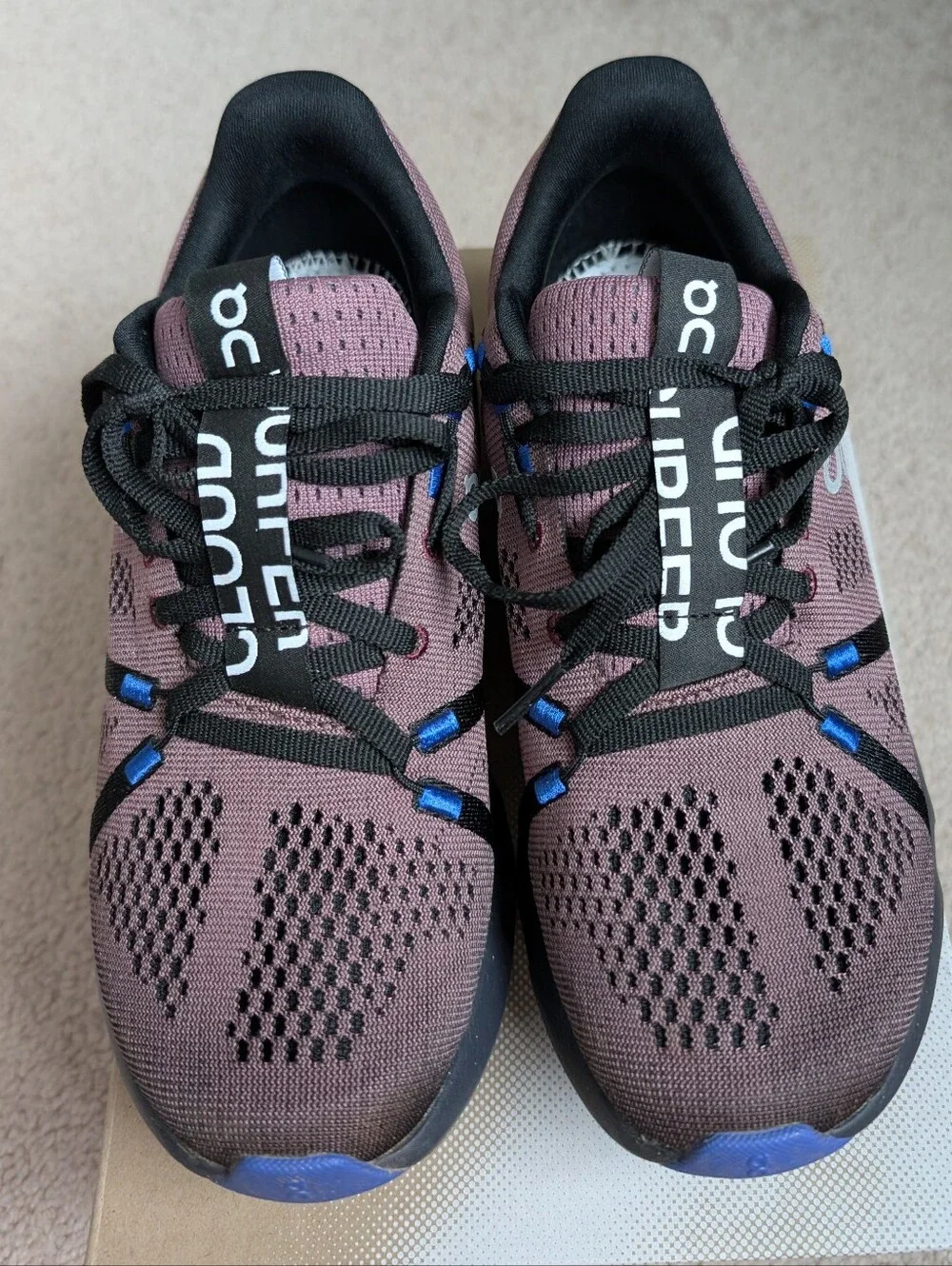 On Cloudsurfer Women's Running Shoes, Black Pink Blue, Size 7.5
